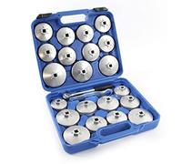 XPOtool Juego de 23 llaves de vaso para filtro de aceite aluminio herramientas set coches vehículos
