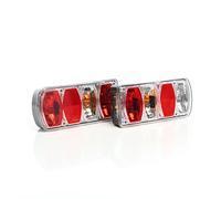 XPOtool Luces traseras 2 piezas conexión T.2 para remolques o caravanas con luz de la matrícula