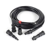 XPOtool Manguera de limpieza de tuberías 20m con 4 adaptadores 160bar limpiadoras de alta presión