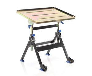 XPOtool Mesa de Soldadura Plegable 150 kg Mesa de Trabajo Ajustable en Altura inclinación hasta 90°