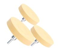 XPOtool Set 3 discos de goma Ø 88 mm y adaptador de 6 mm para quitar residuos adhesivo pegamento insignias y pegatinas láminas de automóviles removedor vinilo en llantas de aluminio coches