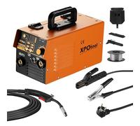 XPOtool Soldador digital IGBT 30-120 A, soldador inverter MMA 220 V, soldador móvil con numerosos accesorios, soldador con pantalla LED