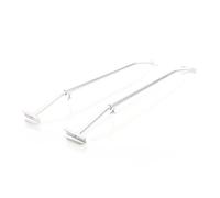 XPOtool Soportes para Lona de Remolque 2 Piezas 100-145cm Ajustable Aluminio Fijar Lonas