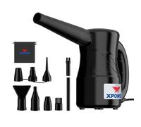 XPOWER Cyber Duster - Plumero de aire eléctrico para quitar el polvo, secar, inflar, soplar, detallar el coche, mantenimiento de la computadora, soplar hojas, motor de alto rendimiento, ecológico