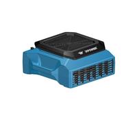 XPower Low Profile Air Mover Floor Fan Carpet Dryer Blower with Power Outlets for Water Damage Restoration Commercial Cleaning and Plumbing Use (PL-700A)