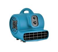 XPower Mighty Centrifugal Air Mover, Carpet Dryer, Floor Fan, Blower, Stackable, Daisy Chain, for Water Damage Restoration, Janitorial, Plumbing, Home Use (Blau, P-450T 1600CFM)