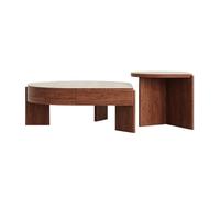 XPSHP25112 Mesas de café pequeñas Juego de Mesa Centro con cajón Almacenamiento, mesas Sala Estar apilables Parte Superior Beige for la decoración y organización del hogar para decoración del hogar