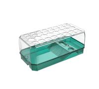 XPSHP25112 Tanque de Reptiles Caja de cría Tortugas con Tapa, Mesa Secado al Sol, paisajismo del hogar Fácil Montaje(Medio)