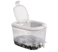 XPSHP25112 Tanque de Reptiles Caja de cría Tortugas, Mesa Secado al Sol Transparente con trepadora Drenaje Fácil Montaje(Grande)