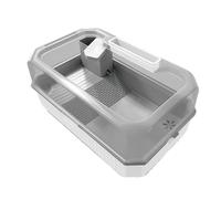 XPSHP25112 Tanque de Reptiles Tanque de alimentación Tortugas Uso doméstico, Dividido en Zonas y Doble Fácil Montaje(Blanco)