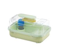 XPSHP25112 Tanque de Reptiles Tanque de Tortugas Plataforma Secado al Sol Pendiente Escalada separación húmeda Seca Transparente Fácil Montaje(Pequeño)