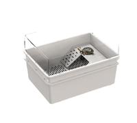 XPSHP25112 Tanque de Reptiles Tanque de Tortugas Separado con Drenaje Doble Capa for Uso doméstico Fácil Montaje