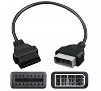 XPSZDBS Adaptador de herramienta de diagnóstico Nisan de 14 pines macho a hembra de 16 pines OBD2 OBDII, cable conector de extensión de 14 pines OBD2 de 40 cm