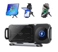 Xpwghap 2024 High Intelligent Mobile Phone/Pad Holder,Wireless Car Charger Fast Charging Phone Holder, Fast Wireless Car Charger, 2-in-1 Automatic Rotating Tablet Holder Car,Universal Car Mou