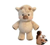 Xpwghap Running Plushie,Running Cow Plush,Ultra-Soft Highland Cow Plush Adorable & Furry Highland,45cm Stuffed Animal, Can Serves As Home Decor, For Men Women Kids Teens(C)