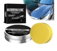 Xpwghap Titanium Ceramic Wax,Cera De Cerámica De Titanio,Cera De Cerámica para Automóviles,Revestimiento De Cerámica para Coche, Auto Car Scratch Repair Remover Wax Paste Polish Vehicle Paint Care