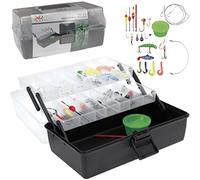XQ MAX 90094 Caja con Accesorios de Pesca Básicos, Varios Colores, 30 x 18.7 x 14.7 Cm