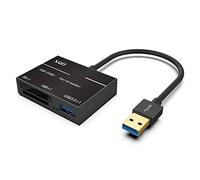 XQD - Lector de tarjetas USB C SD XQD (aleación de aluminio), color negro