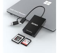 XQD - Lector de tarjetas XQD SD de doble ranura USB/tipo C, lector de tarjetas de memoria Sony XQD de 5 Gpbs para Sony G/M Series, Lexar 2933x/1400x USB Mark XQD, SD/SDHC para iPhone