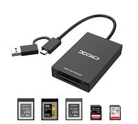 XQD SD Card Reader USB 3.0,USBA/Type C XQD/SD Card Reader, Dual Slot, Geheugenkaartlezer, Compatibel Met Sony G/M Series, Lexar USB Mark Cards, Sony G Series, voor Windows/Mac OS/Linux