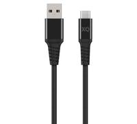 XQISIT Cable de Carga y Datos USB-A a USB-C 3.0 2 m Blanco Nylon