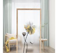 XQKXHZ Vinilos para Ventana de Privacidad Opaca,Película Decorativa para Ventanas con Patrón Floral,Película Electrostática Autoadhesiva para Hogar,Dormitorio,Baño,Cocina y Oficina,B,60x90cm