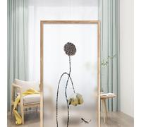 XQKXHZ Vinilos para Ventana de Privacidad Opaca,Película Decorativa para Ventanas con Patrón Floral,Película Electrostática Autoadhesiva para Hogar,Dormitorio,Baño,Cocina y Oficina,D,65x100cm