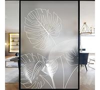 XQKXHZ Vinilos Translucidos para Ventanas,Vinilos para Cristales Estática Opaco No Adhesivo Película para Ventana De Privacidad para Dormitorio Baño Cocina Oficina Puerta De Vidrio,12,60x90cm