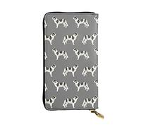 XqmarT Border Collie Blue Merle Dogs Carteras de Gran Capacidad para Hombres y Mujeres Carteras de Tarjeta de crédito Cartera de Cuero de Microfibra