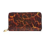 XqmarT Molten Lava Carteras Cartera de Gran Capacidad para Hombres y Mujeres Carteras Tarjeta de crédito Cartera de Cuero de Microfibra
