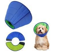 XQMMGO Cono suave para perro después de la cirugía, collar de recuperación de mascotas de malla transpirable, collares Buster para perros y gatos, cono isabelino ajustable para evitar heridas por