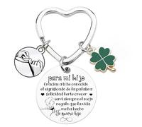 XQXQXZ Llavero de Hijo Regalo de Hijo Llavero para Hombres Regalo Familiar Colgante con Grabado Traté de Encontrar el Regalo Para Ti Pero ya Me TienesPara Hijo (3)