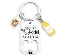 XQXQXZ Llavero de Pádel, un regalo para los amantes del pádel, un regalo original y divertido, para alguien que le guste el pádel, me encanta el padel