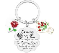 XQXQXZ Llaveros Originales Regalo de La Tía Regalos Navidad Originales Regalos Navidad Mujer Regalo Aniversario Cumpleaños Para Tía (3)
