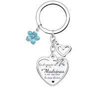 XQXQXZ Madrina regalo llavero madrina joyería llavero de dama boda cumpleaños de la madre regalo de cumpleaños de la madre regalo navidad (1)