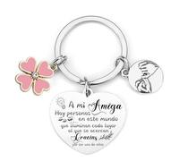 XQXQXZ Regalo Amigos, llaveros de amistad,Regalo Amiga,Llaveros Para Amigas,Hermanas Llaveros,Tu Mejor Amiga Regalo, Amigas Regalos de Cumpleaños,Regalo Graduación,Regalo Amigas Navidad (2)