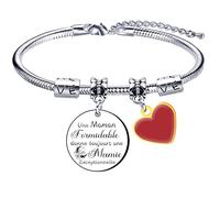 XQXQXZ Regalo Fete des Grand mere Fete des Grands meres Pulsera Abuelita Pulsera Gran Madre Regalo Cumpleaños Abuelita Idea Regalo Gran Madre Abuela Regalo Fete des Abuemie, L, Acero inoxidable, No es
