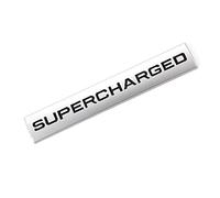 XQXSTORE Etiqueta engomada del Coche con Emblema sobrealimentado, para Land Rover Range Rover, para Audi A3 A4 A5 A6 Q3 Q5 Q7 RS S3 S4 S5 S6 S8 -Supercharged