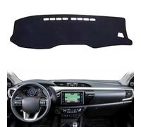 XQYSXG - Cubierta para salpicadero de Coche Cubiertas Interiores antiarañazos para salpicadero - Apto para Toyota Hilux SR5 4x4 REVO Hi-Rider 8th Gen AN120 AN130 2015-2019