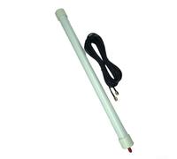 XR-172 ADS-B Antena 12DBi Ganancia 1090MHz Media Onda Dipolo para conector SMA hembra Cable de 10 metros ABS opcional Blanco 32 x 420 mm Monitoreo de aviación (B)