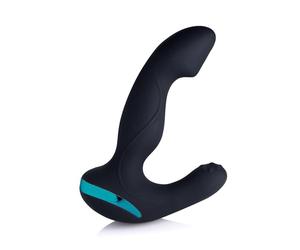 Xr Brands AG261 Mega Aventurero 10X Estimulador de Próstata Vibratorio Rotativo, Negro, Talla única