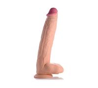 Xr Brands AG264-FLESH Rhino Consolador Venoso Oscilante, Carne, 17 pulgadas