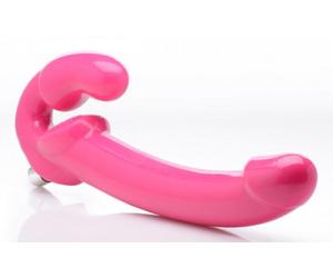 XR Brands Arnés vibrador sin correa Revolver XXL - Rosa
