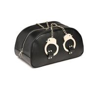XR Brands Bolsa de viaje de bondage con esposas - Negro