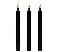 XR Brands Dark Drippers Fetish Drip Candles Set of 3 - Black 90 g