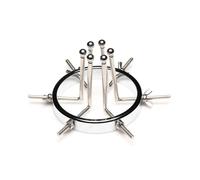 XR Brands Explorador Anal de Acero Inoxidable Oculus