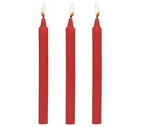 XR Brands Fire Sticks - Fetish Drip Candles Set of 3 - Red 90 g