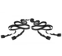 XR Brands Frisky - Conjunto de Bondage para la Cama Hold Me - Negro