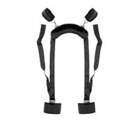 XR Brands Frisky - Deluxe Spread Me - Set de ataduras con esposas