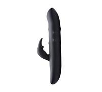Xr Brands Inmi AG287 Vibrador de Conejo Cuentas Danzantes Conejo Real, Negro, Talla única